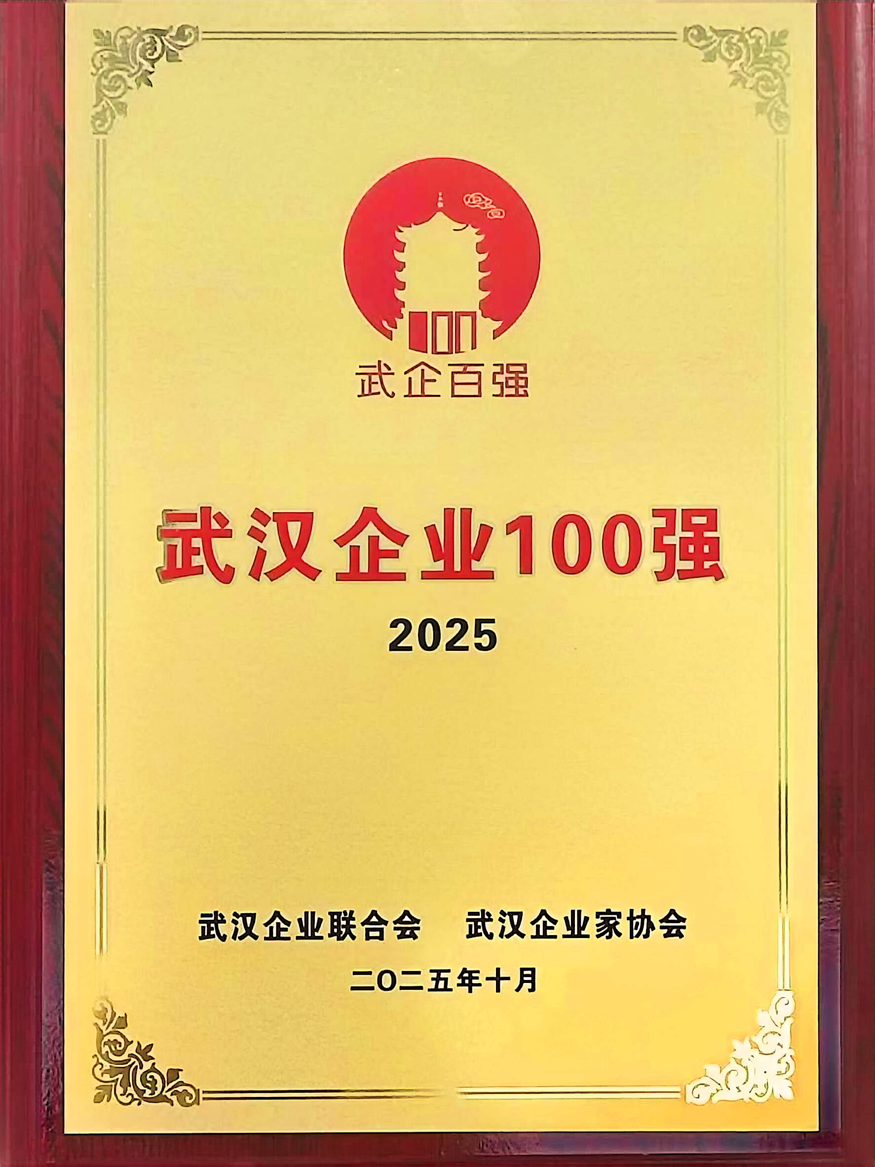 2025 武汉企业综合百强</br>(81位)-武汉企业家协会